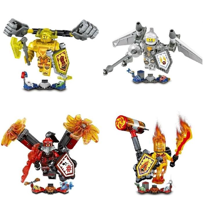 Lego Nexo Knight SY 748 SY748 Nick Knight + Kendaraan (4 in 1)