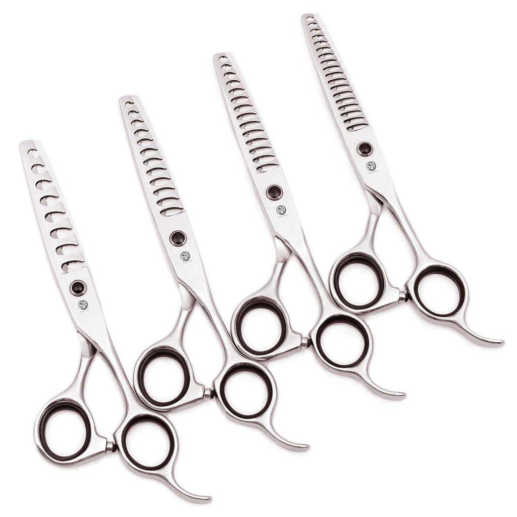 Purple Dragon Professional Hair Scissors 6" Japan Stainless Hairdressing Supplies Thinning Shears