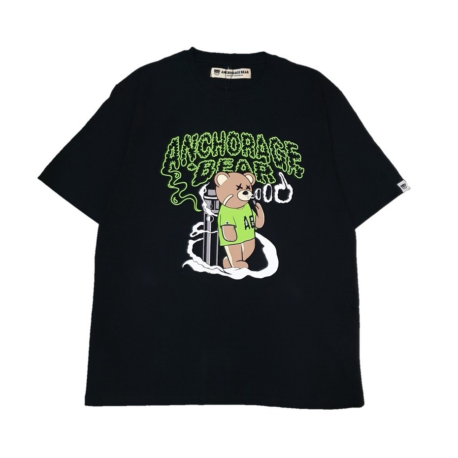 【Ori】Anchorage Bear T-shirt Vapee Kaos Tangan Pendek