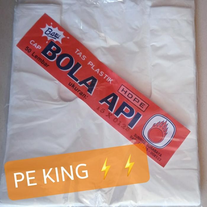 BERKUALITAS Kantong Kresek Hitam Putih Merah Warna Plastik 15 x 34 cm & 21 x 40cm