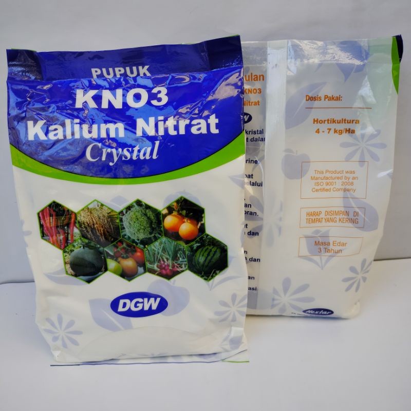 Pupuk KNO3 Kalium Nitrat Crystal DGW - 2 KG (Kristal)