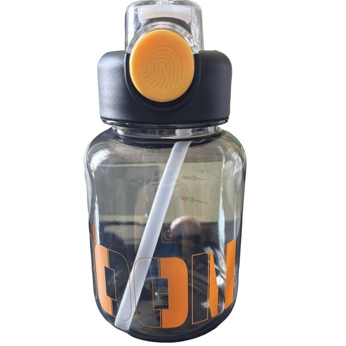 JTTOP" BOTOL AIR ANAK PEREMPUAN, GELAS PLASTIK TRANSPARAN TAHAN SUHU TINGGI, GELAS PERUT ANTI JATUH,