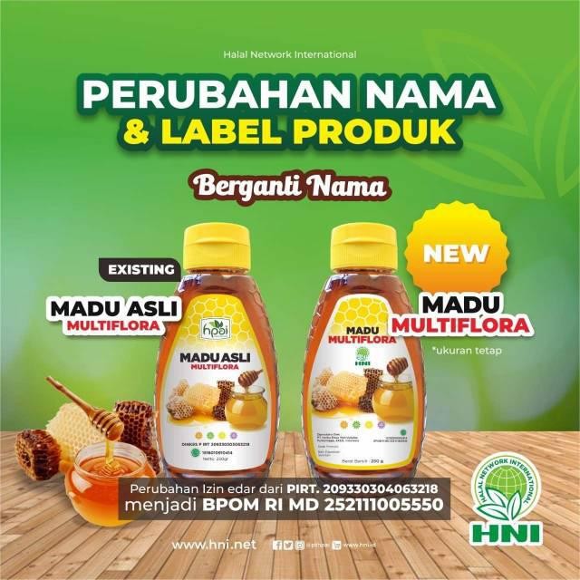 

Madu Asli Multiflora Hni Hpai