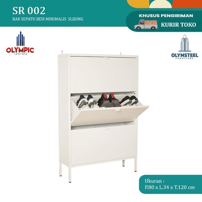 Rak Sepatu Besi Olympic / Rak Sepatu Besi Minimalis - SR 002