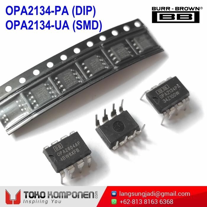 Mutu- Opa2134Pa Dual Opamp - Opa2134 Opa2604 Ad823 Lm4562 Ne5532 Tl072
