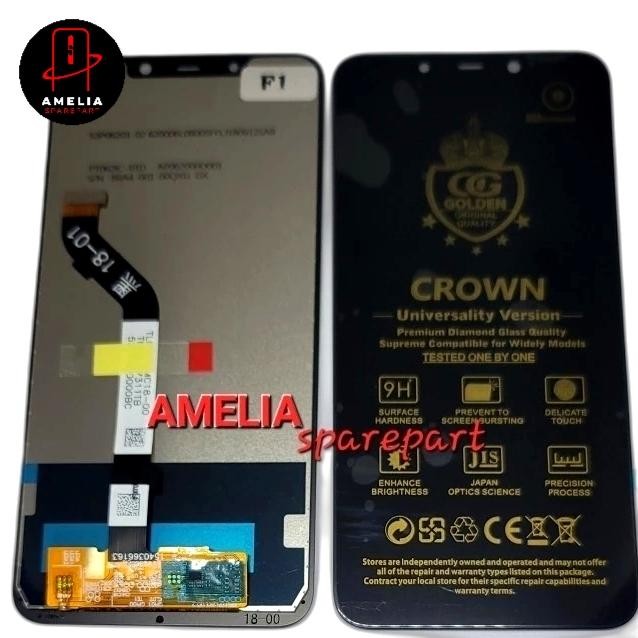 Siap- Lcd+Touchscreen Poco F1 Pocophone F1 Ori Heiston