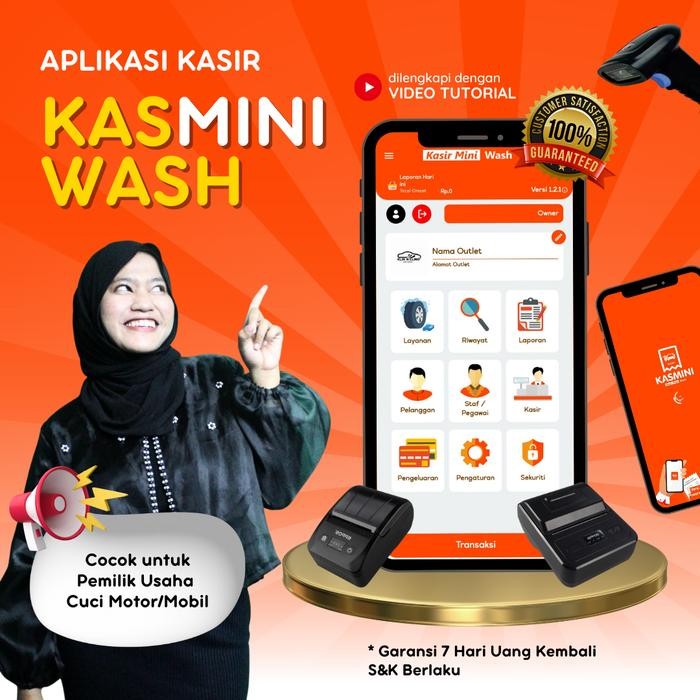 

Siap- Aplikasi Kasir Android Pencetak Struk Cuci Motor&MobilKasmini Wash