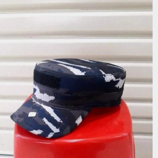 Topi Pet Pdl Tni Al / Topi Pet Komando Al / Topi Komando Loreng Kri #Gratisongkir #Sale #Discount