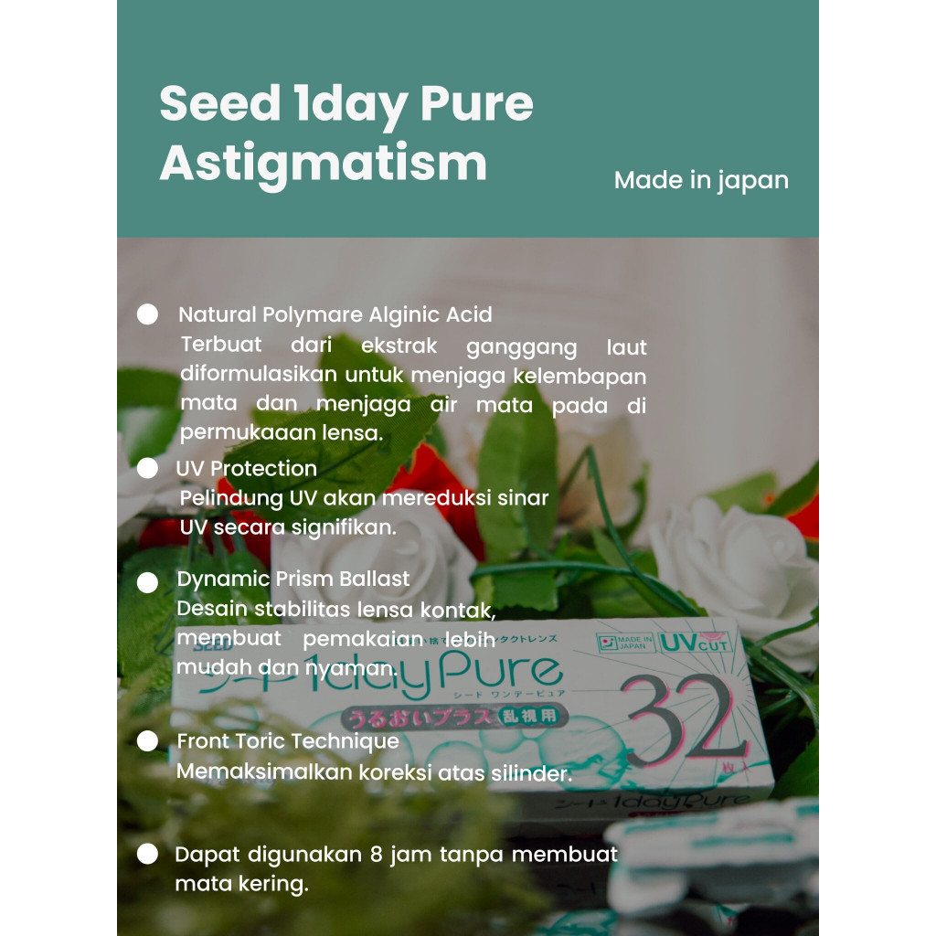 Softlens Bening Harian Seed Astmatism