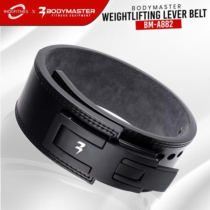 BODYMASTER Lever Belt 10mm BM-A880 Weightlifting Sabuk Gym fitnes