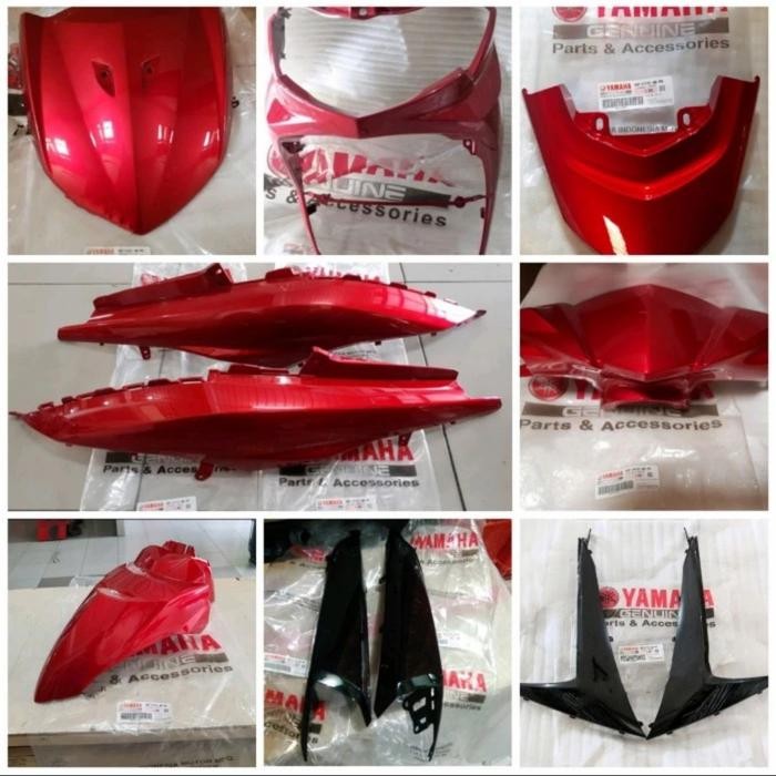 PREMIUM Paket body halus Full set mio soul gt 115 merah original yamaha ygp