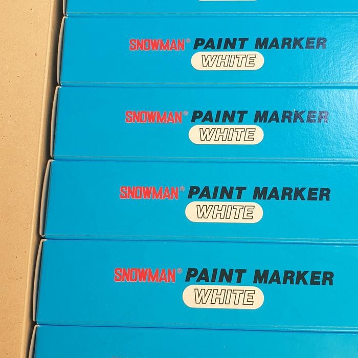 

Ready- Snowman White Marker Permanen