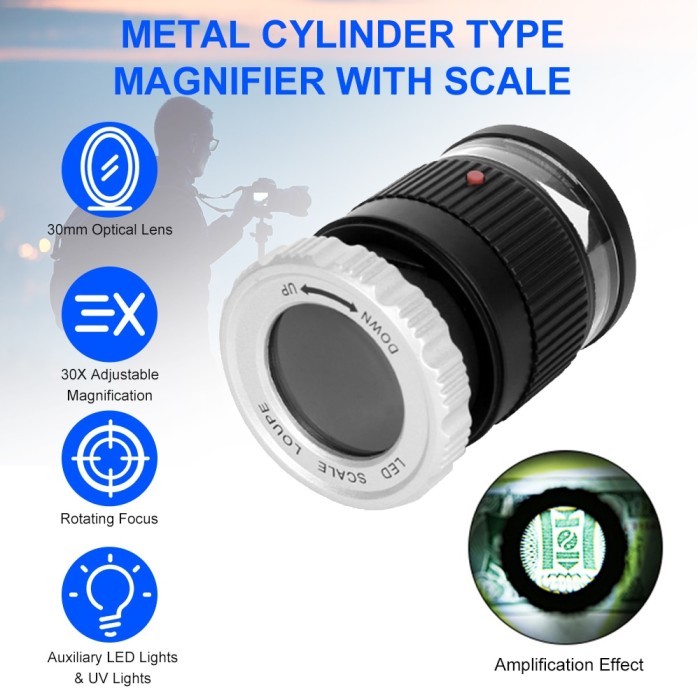 

Ready- Kaca Pembesar Kain Dan Percetakan Ab83 / Fabric And Printing Loupe