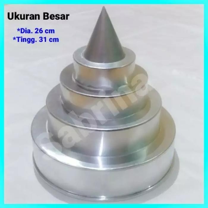 CETAKAN TUMPENG CANDI 26 CM/CETAKAN NASI TUMPENG/CETAKAN TUMPENG BESAR