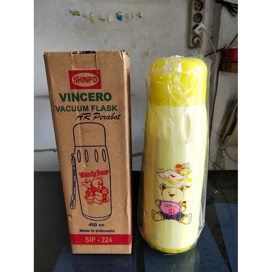 TERMOS MINI/TERMOS BOTOL AIR PANAS VINCERO 450 ML SHINPO SIP 224