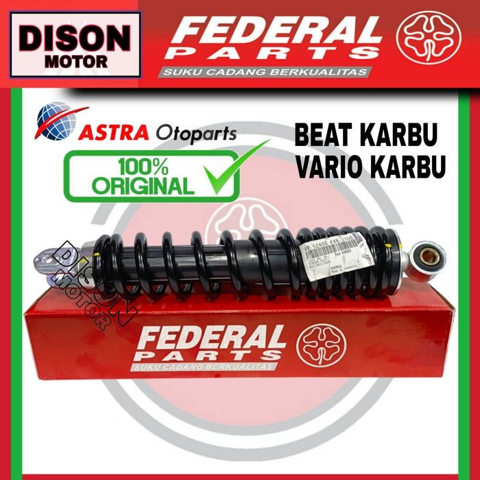 Shockbreaker Federal Beat Karbu Vario Karbu Kvb Original Shock Belakang Federal