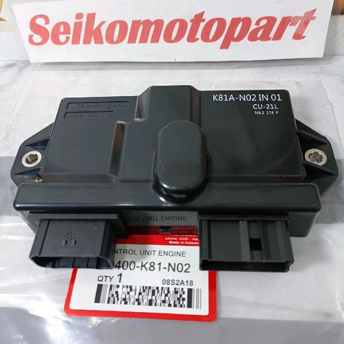 Ecu Ecm Acg Unit Pengapian Motor Honda Beat Fi Pop Street, Scoopy Esp Kode 30400-K81