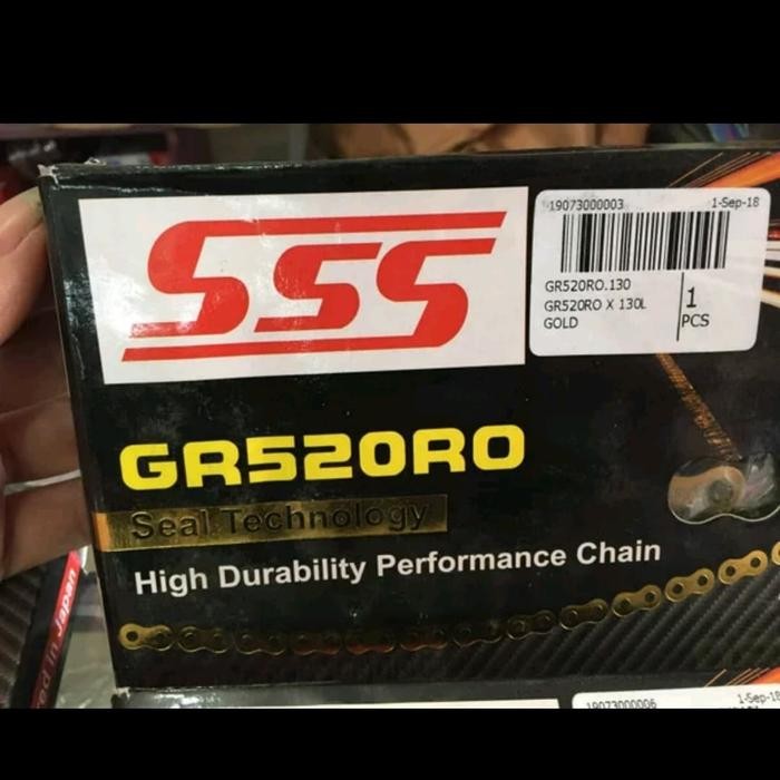 Rantai 520 O Ring Rantai Sss 520 Oring Gr520Ro 120 L