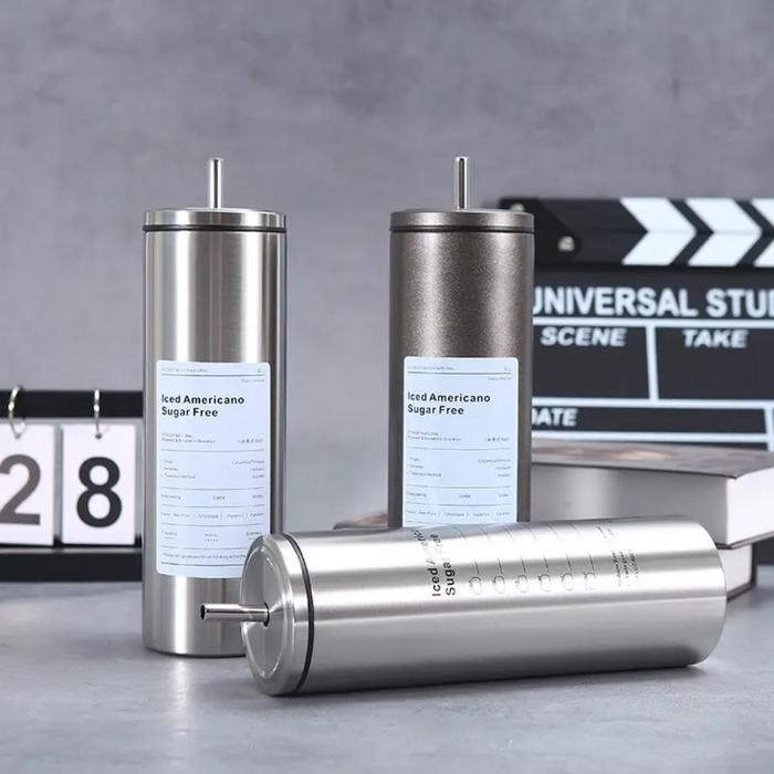 Tumbler Americano 600Ml Tahan Panas Dan Dingin / Gelas Tumblr / Gelas Kopi / Tumblr Es / 304