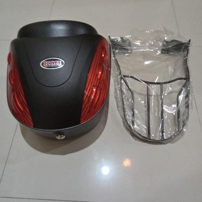 BOX KMI 201 HITAM+BRACKET MOTOR BERMACAM TIPE MOTOR ORIGINAL