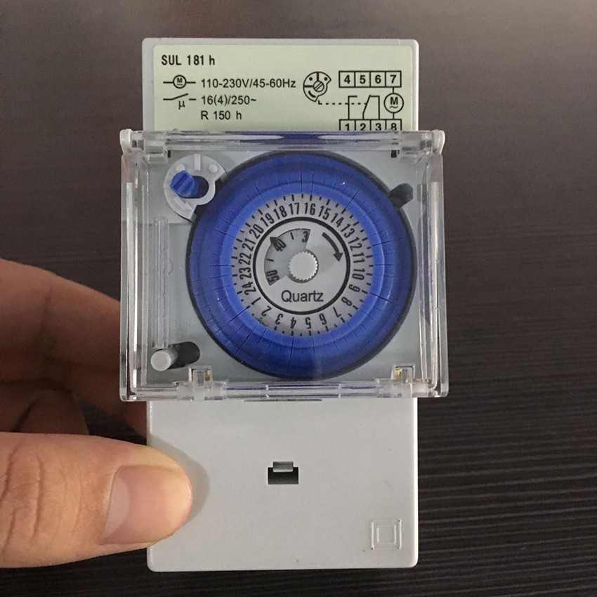 Purvisco - Time Switch Timer TB 118 N Timer Analog 24 Jam - Timer Theben Sul181H Switch Analog