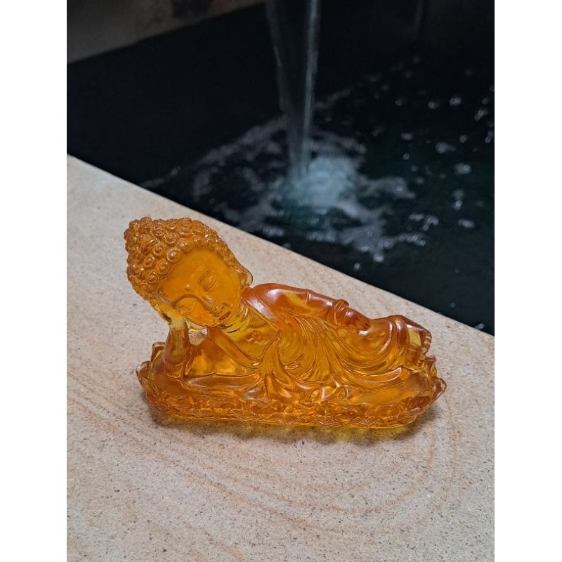 Rupang Buddha Tidur Patung Buddha Siddhartha Gotama Pajangan Mobil Hiasan Dashboard