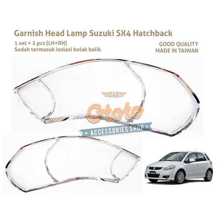 PREMIUM Garnish Head Lamp / Lampu Depan Suzuki SX4