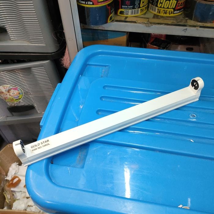 kap lampu T8 elektronik 10watt 30cm