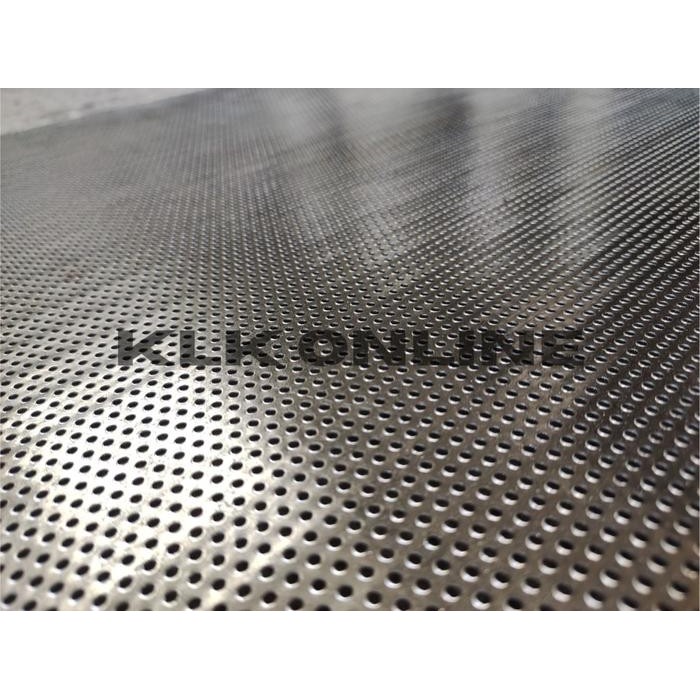 Plat Lubang Besi 1Mm X 1.2 M X 2.4 M X Dia. Lubang 2 Mm