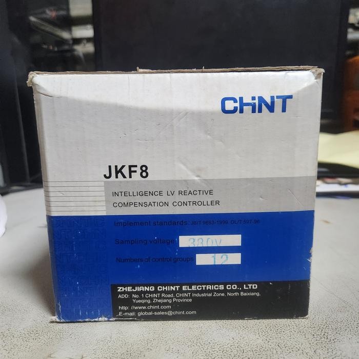 CHINT JKF8 380V 507002. REGULATOR 12STEP POWER FACTOR CONTROLLER.