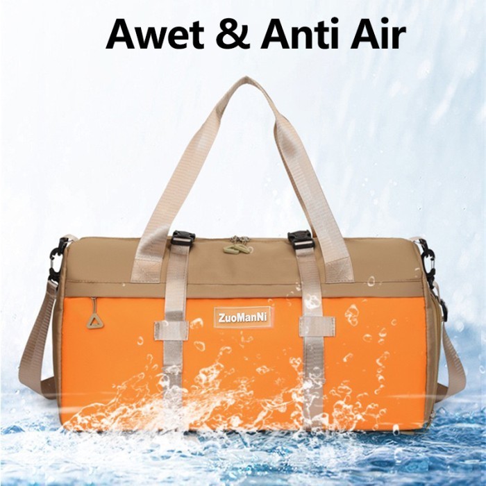 Freeknight Tas Travel Pria Wanita Tas Mudik Pakaian Unisex Tas Duffel Koper Tas Multifungsi Jinjing