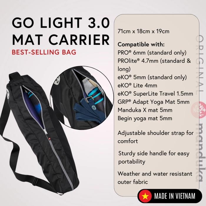Manduka Go Light 3.0 Yoga Mat Carrier - Tas Matras Yoga