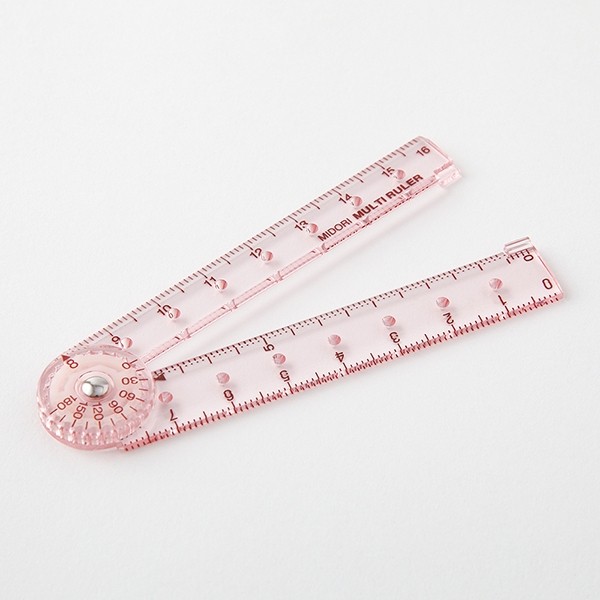 

Mid Foldable Ruler 16cm Protractor Transparent Penggaris Lipat Busur Kecil