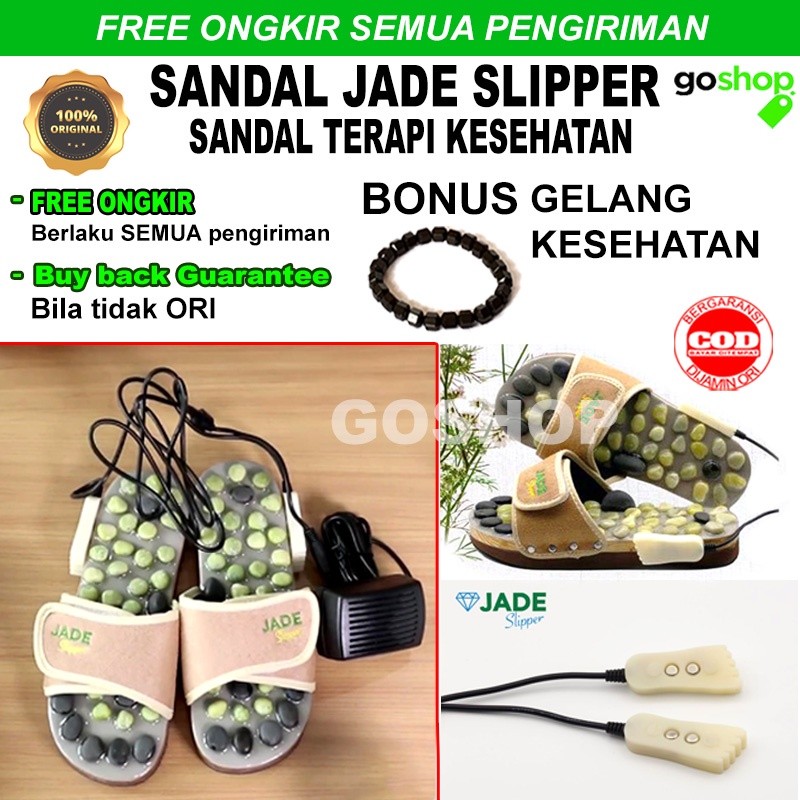 Terlaris SANDAL JADE SLIPPER ELEKTRIK - SANDAL TERAPI KESEHATAN Terbaru