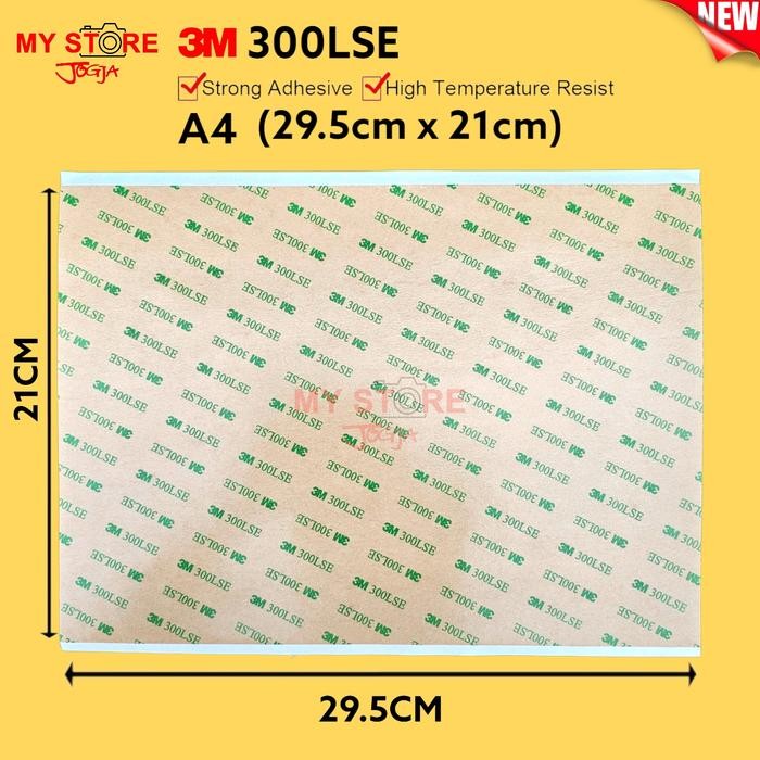 Perekat double tape 3M 300LSE rubber grip lem karet kamera camera *