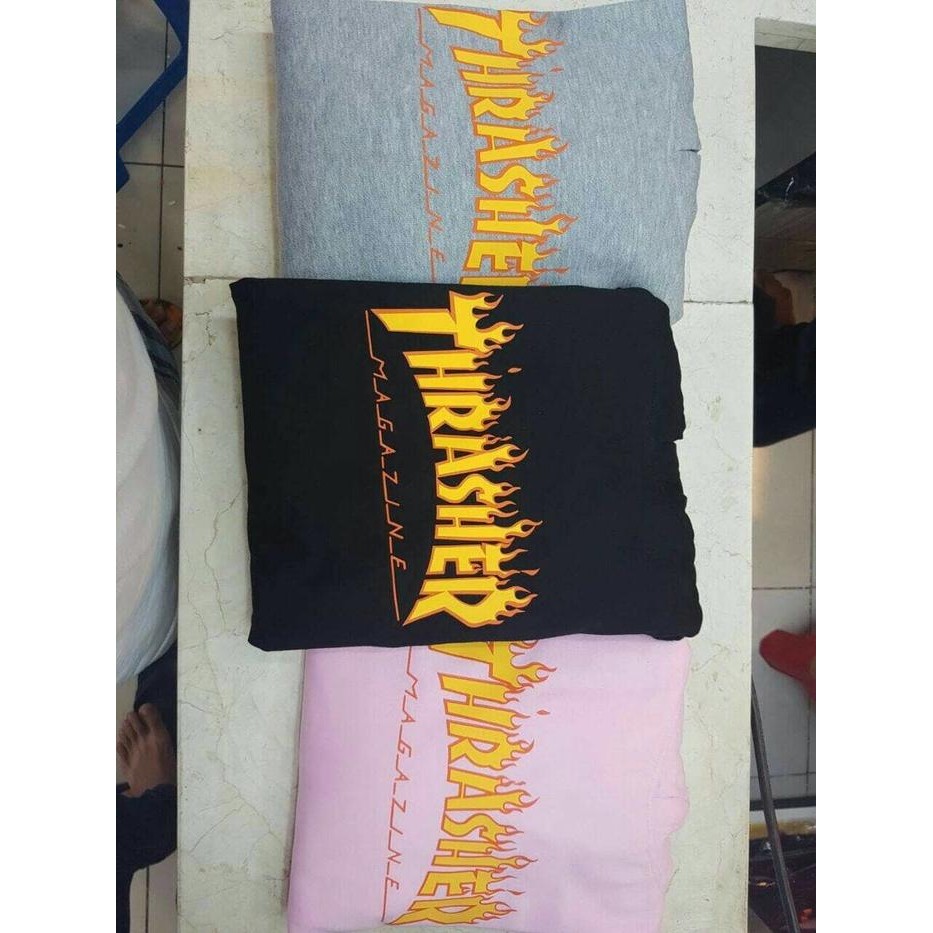 ASLI.. HOODIE THRASER FLAME