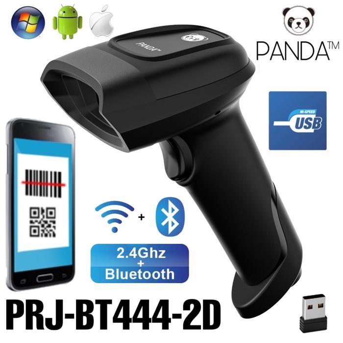 

SendToday- Prj-Bt444-2D 3In1 2D Barcode Scanner (Usb+Bluetooth+2.4G Wireless) Bisa Scan Layar Hp