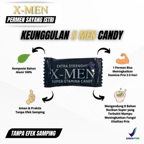 terjaminDiKita- X Men Candy - Obat Kuat Pria 100% Herbal 1 Pcs
