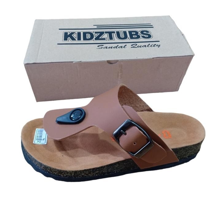 TapakKecil- Sandal Kulit Anak Laki Laki Sandal Fashion Anak Sandal Slip On Sandal Jepit Anak