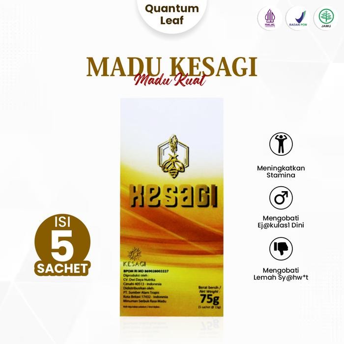 terjaminDiKita- Madu Kuat Kesagi Obat Kuat Tahan Lama Pria Minuman Serbuk Bpom