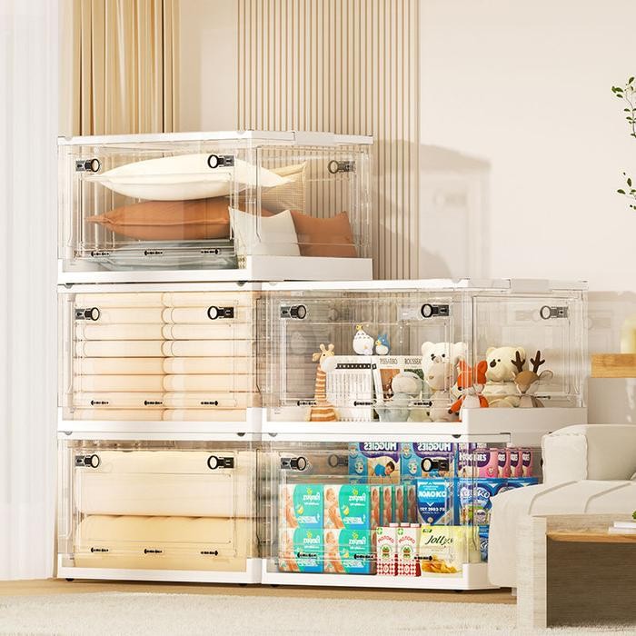 Kotak Plastik Box Penyimpanan Kotak Penyimpanan Lipat Storage Box