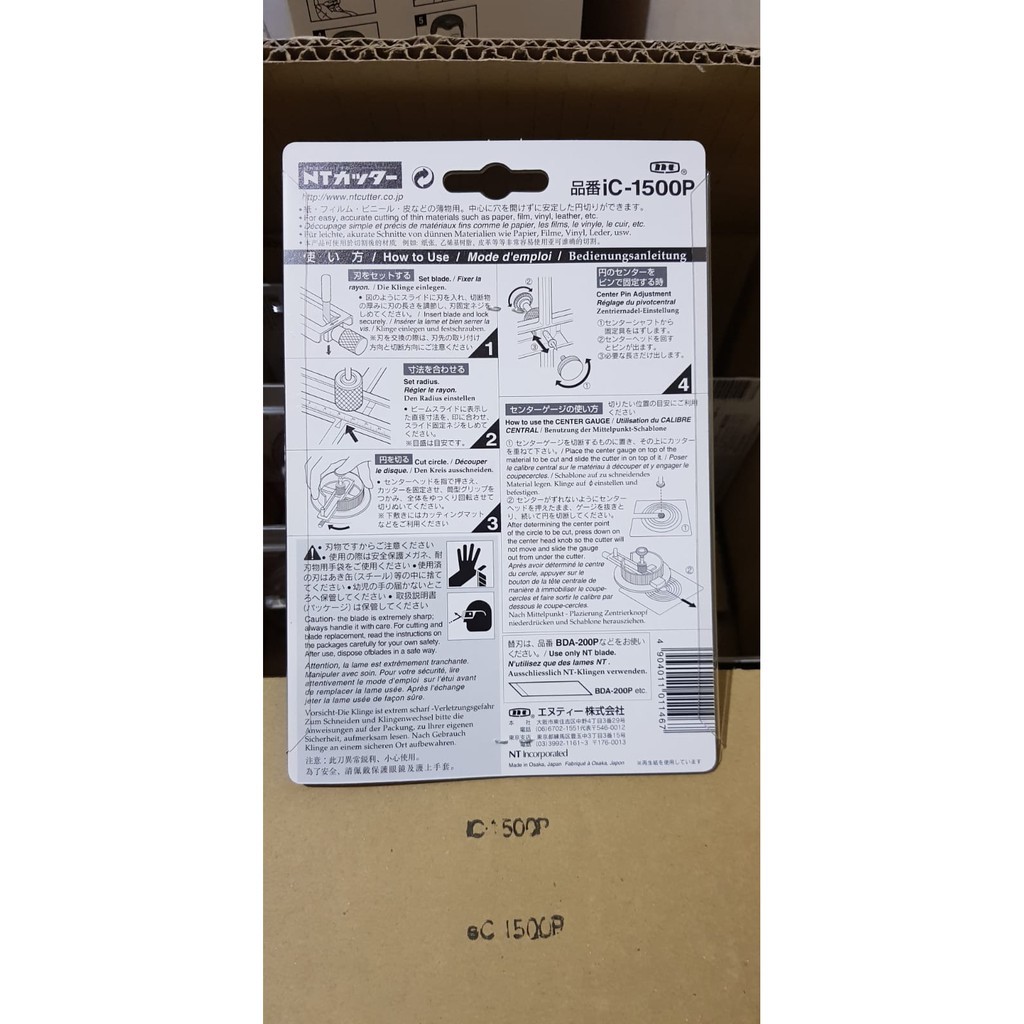

NT Cutter Circle Cutting iC-1P