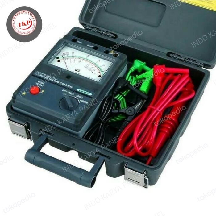 KYORITSU 3123A ANALOG HIGH INSULATION TESTER MEGER 10KV 3123A JAPAN BERKUALITAS