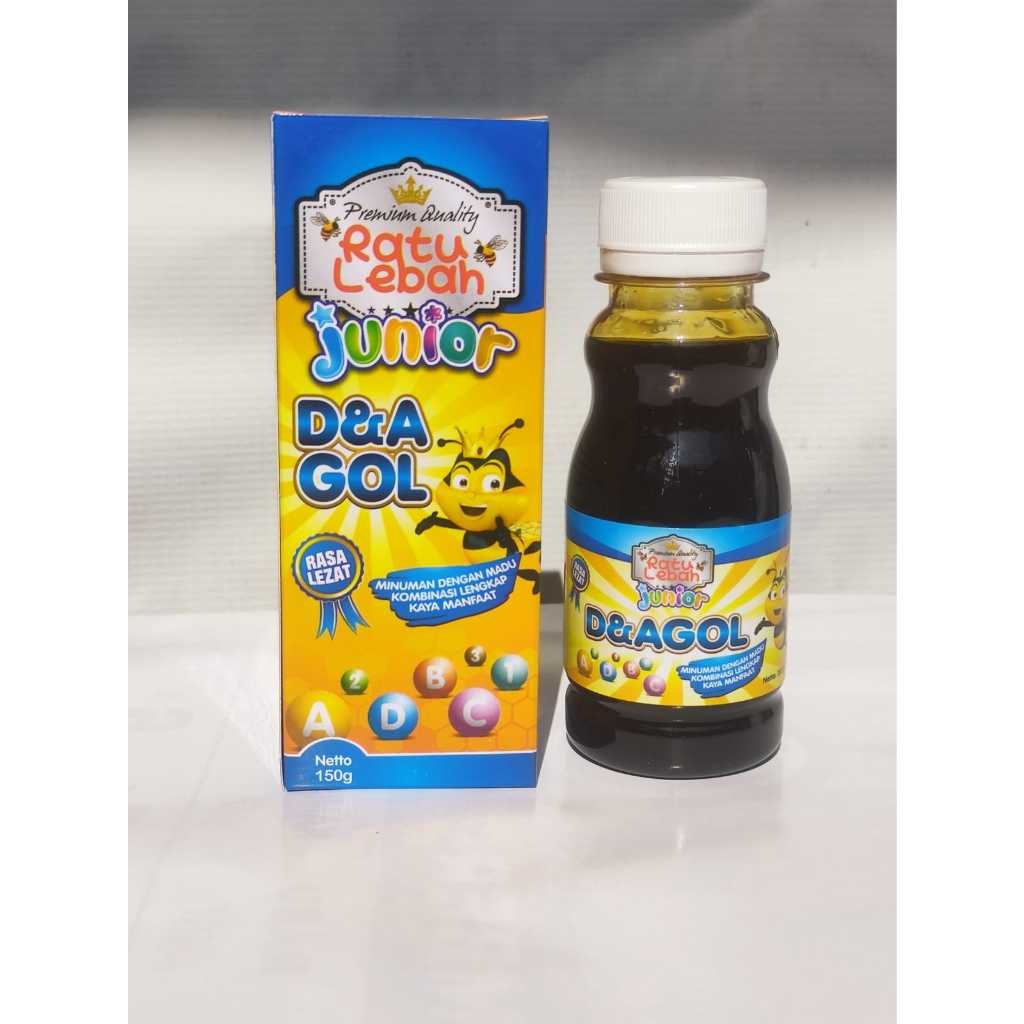 

Madu Anak Ratu Lebah Junior D&A GOL/DHA GOLD Kombinasi Lengkap Kaya Akan Manfaat