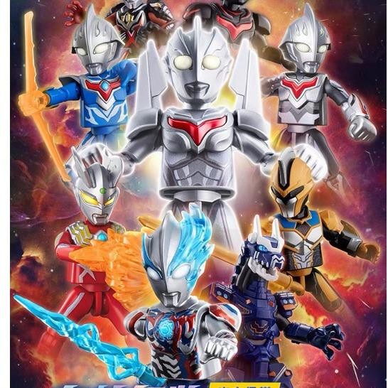 Mainan Blind Box Ultraman Galaxy Version Vol 11 Saga Blokees Toy Sealed Dikirim Random