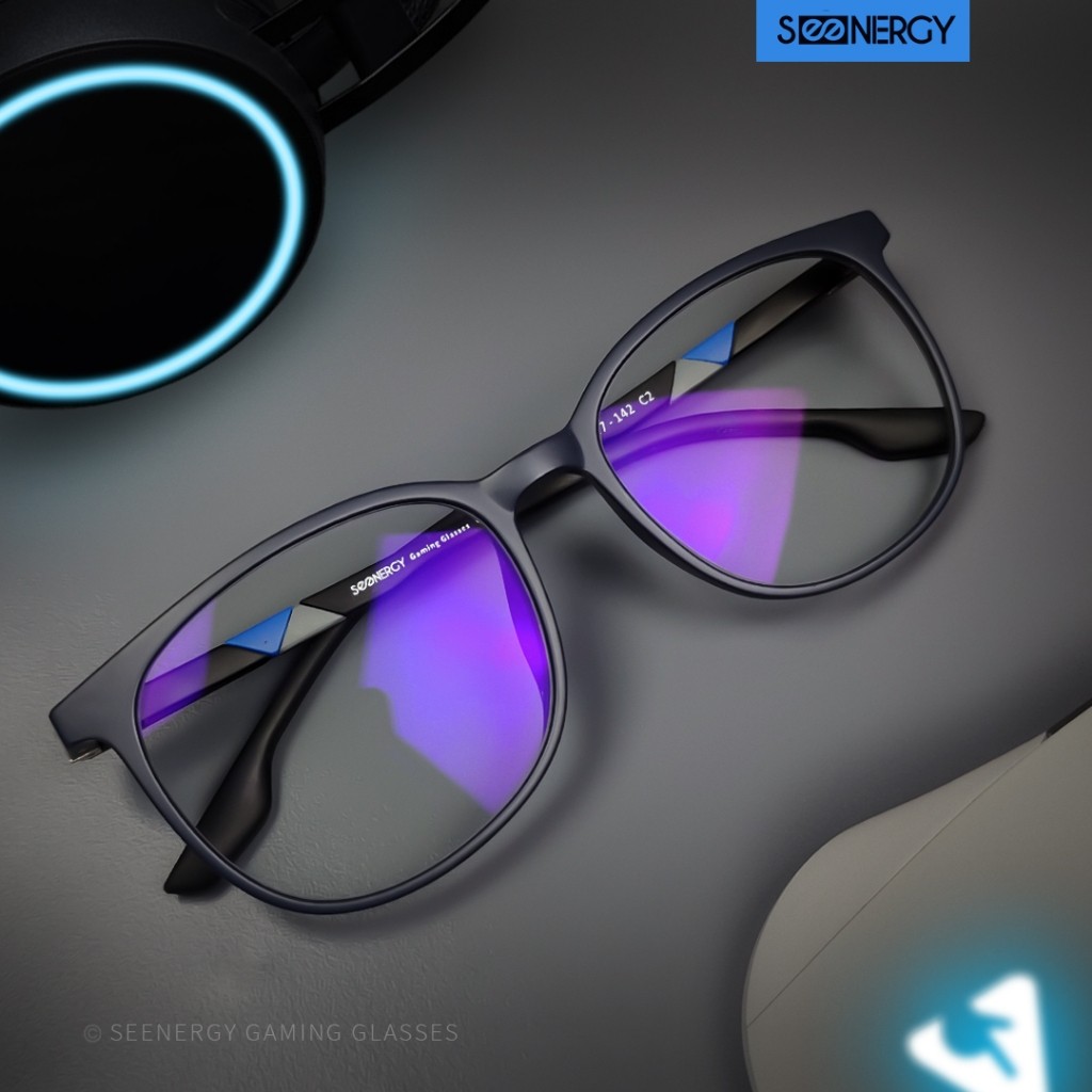 SEENERGY Kacamata Gaming I SGG Maverick Blue