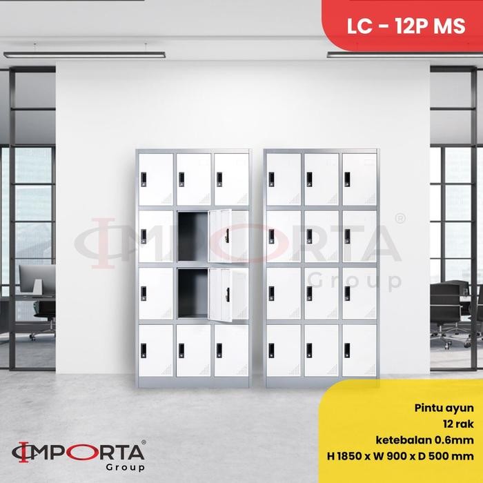

LANGSUNG DIPROSES locker besi 12 pintu premium
