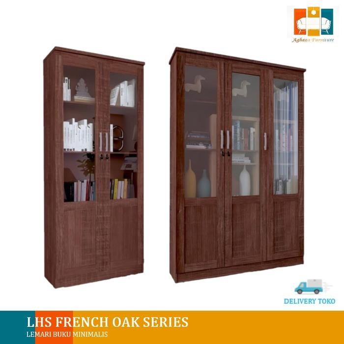 

LANGSUNG DIPROSES Lemari Buku Lemari File Lemari Hias Serbaguna LHS 0702 LHS 0704 Kaca Minimalis