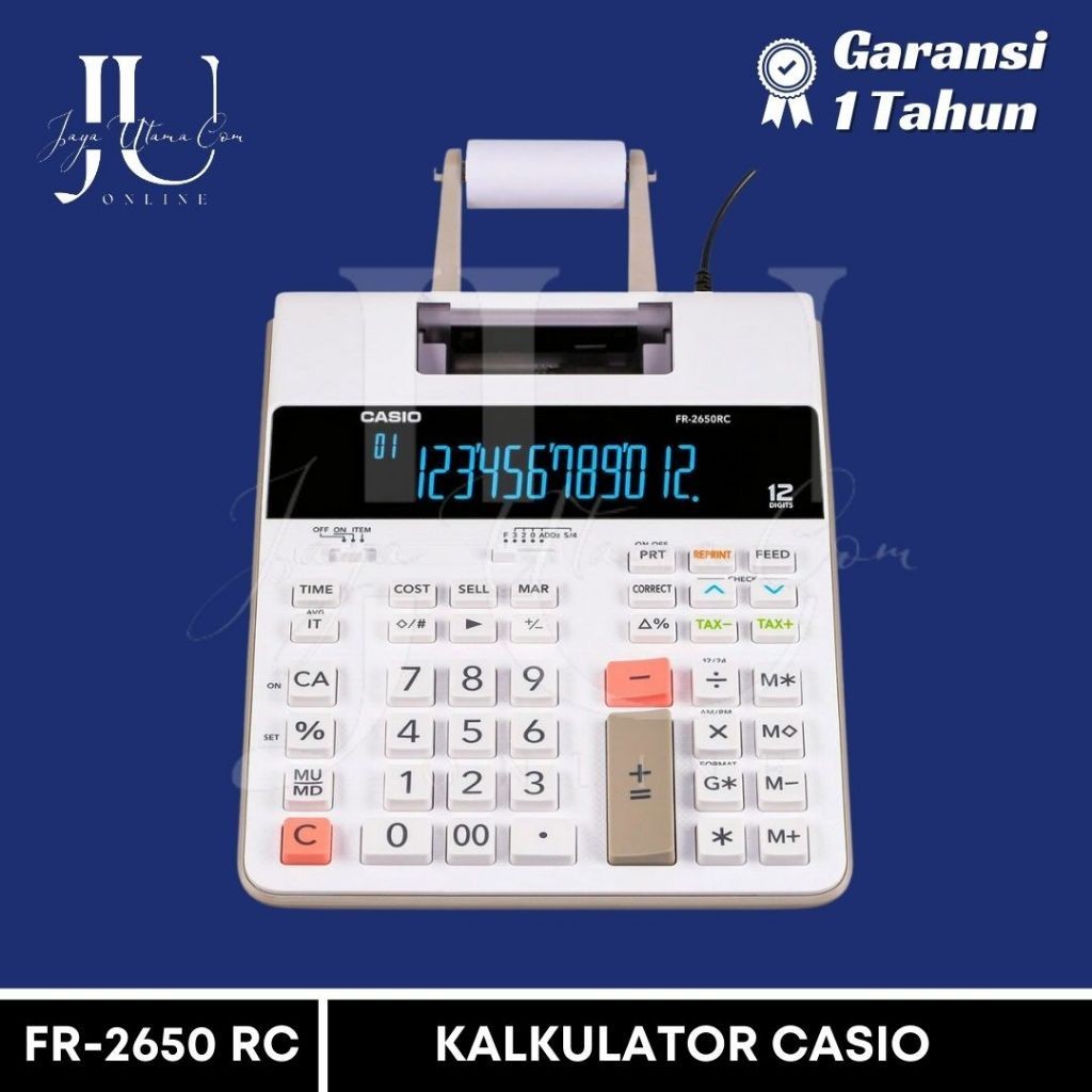 

Kalkulator Print FR 2650 / HR 100 RC / HR 8 Calculator Printing
