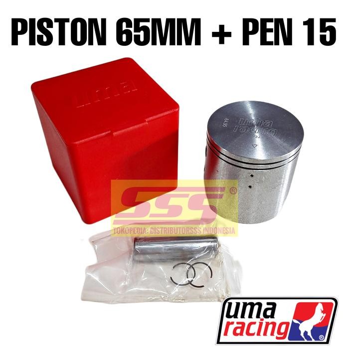 UMA RACING PISTON SET RING PEN BORE UP 65MM NINJA150 2TAK RR R SS TERMURAH